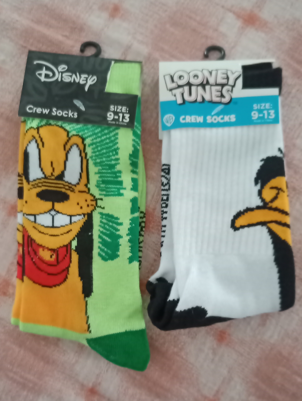 Pluto & Daffy Duck Sock Bundle NWT